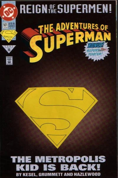 Adventures of Superman (1987) #501 [Reign of the Supermen] <C-BINS>