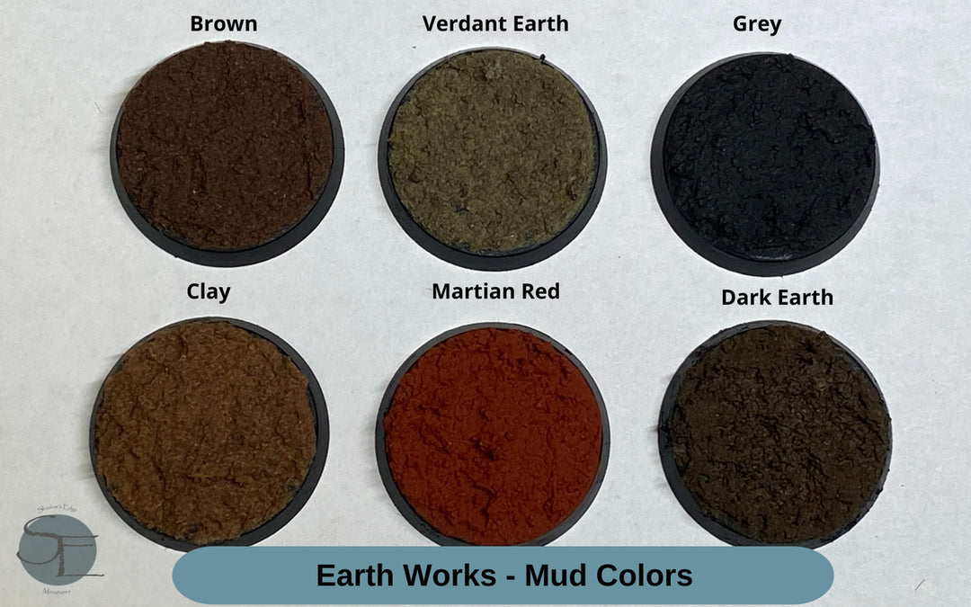 Shadow's Edge Miniatures: Earth Works Textured Basing Pastes