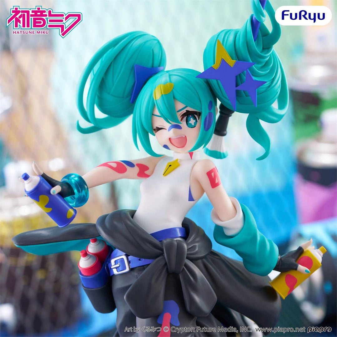 Hatsune Miku: Muchute Paint Girl (Another Color Ver.) PVC Statue