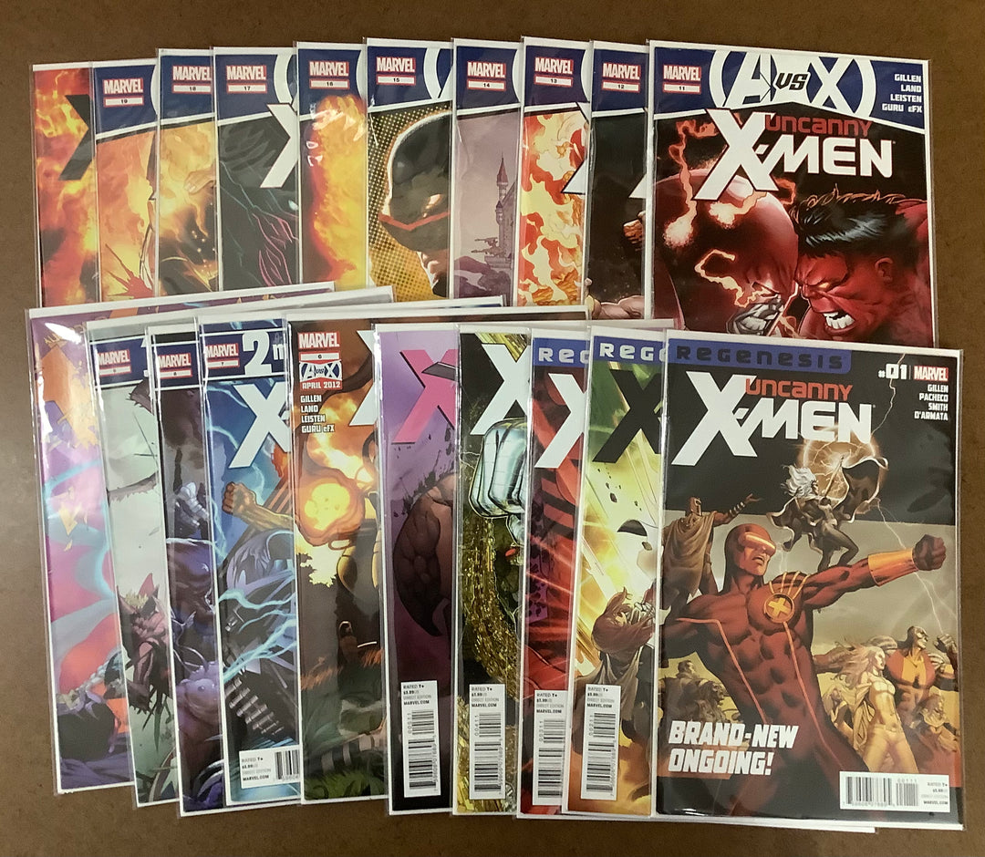Lot of 20 Uncanny X-Men (2012) Marvel Comics #1-#20 Complete Kieron Gillen Series Run <OXL-05>