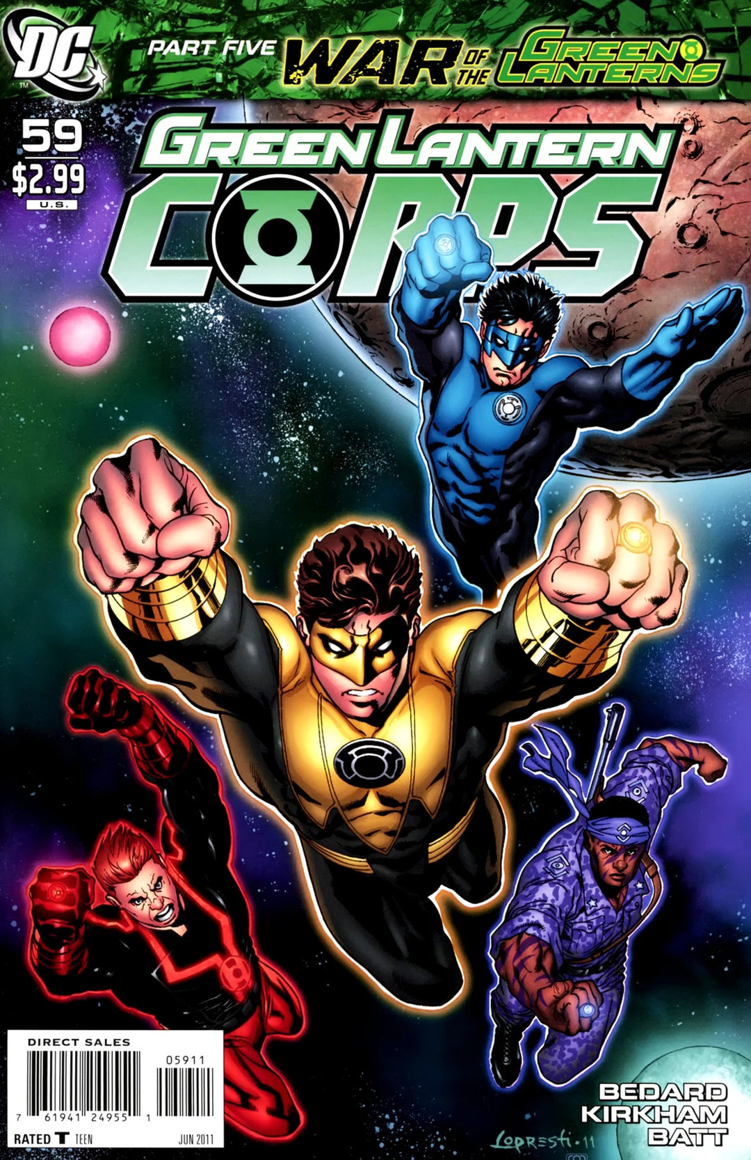 Green Lantern Corps (2006) #59 [War of the Green Lanterns] <BINS>