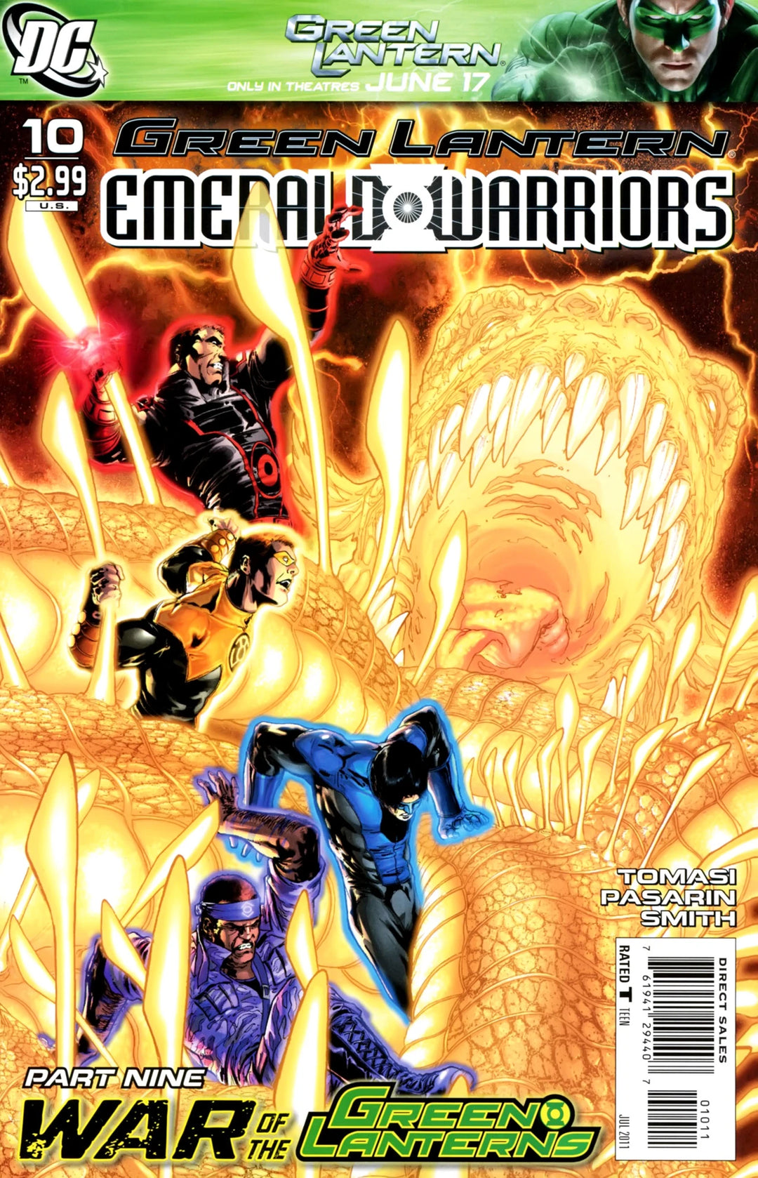 Green Lantern Emerald Warriors #10 [War of the Green Lanterns] <BINS>