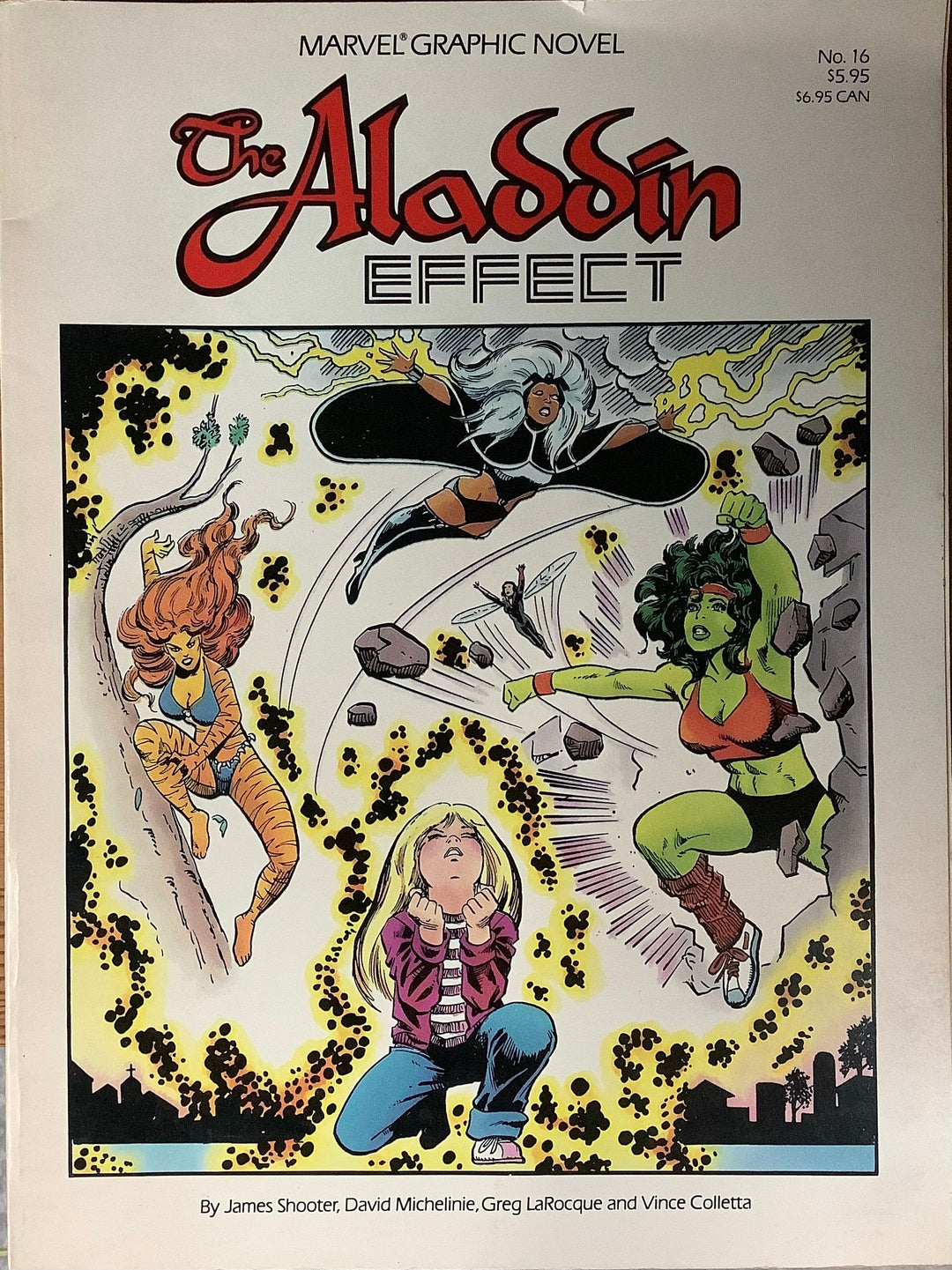 The Aladdin Effect Marvel Graphic Novel # 16 [DAMAGED]