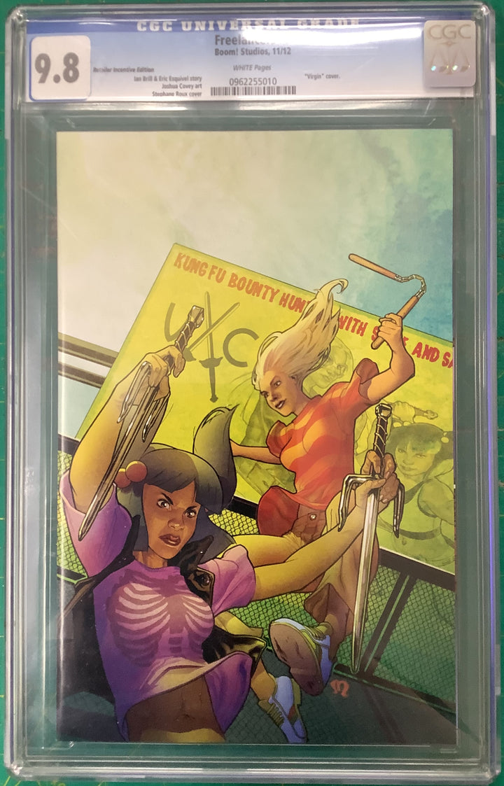 CGC GRADED 9.8 Freelancers #2 Limited Edition Stephane Roux Virgin Cover <OXD-15>
