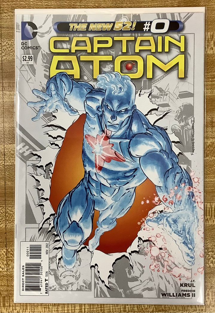 Lot of 13 Captain Atom (2011) New 52 DC Comics 0 1 2 3 4 5 6 7 8 9 10 11 12 Complete Run/Set!