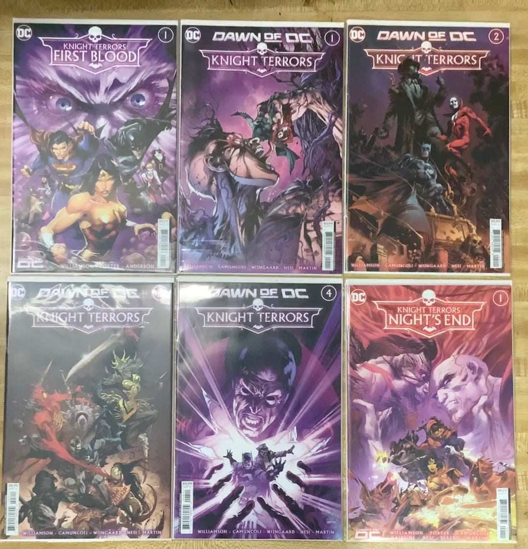 Lot of 48 Knight Terrors DC Comics Series Run with All Tie-Ins Complete Event!
