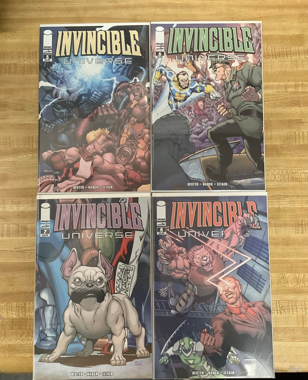 Lot of 12 Invincible Universe Image Comic Books #1-#12 Complete Series Set