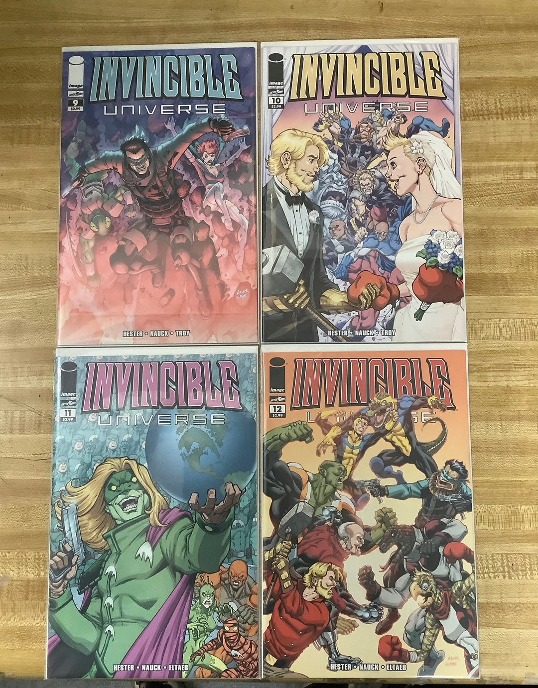 Lot of 12 Invincible Universe Image Comic Books #1-#12 Complete Series Set
