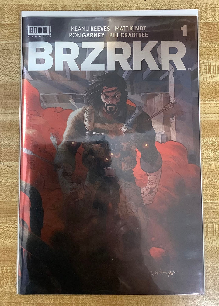 Lot of 2 BRZRKR (Berzerker) #1 Covers C & D - Grampa & Brooks Foil Variant Set (Mature)