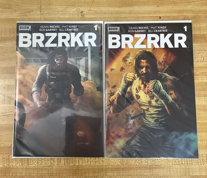 Lot of 2 BRZRKR (Berzerker) #1 Cover G and Cover H (1:25) Incentive Variant Set (Mature)