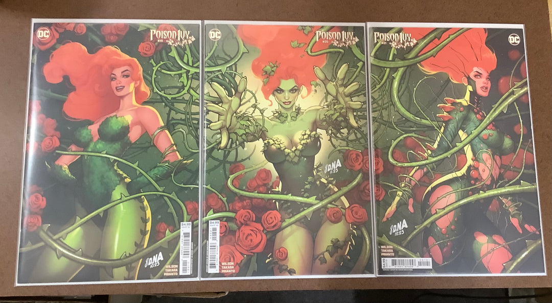 Lot of 3 Poison Ivy #19-#21 David Nakayama Connecting Variants Complete Set