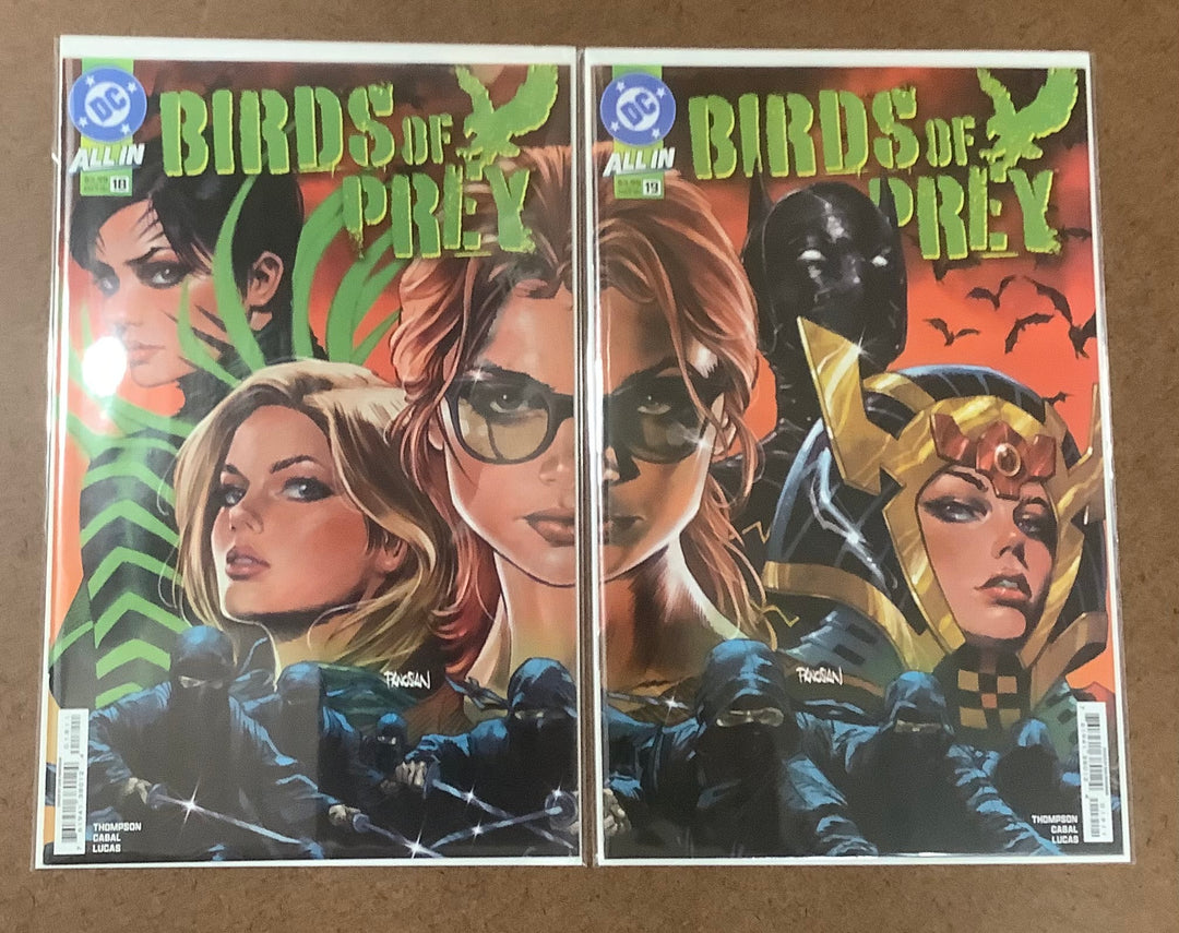 Lot of 2 Birds Of Prey (2023) #18 & #19 Cover A Dan Panosian Connecting Covers Set