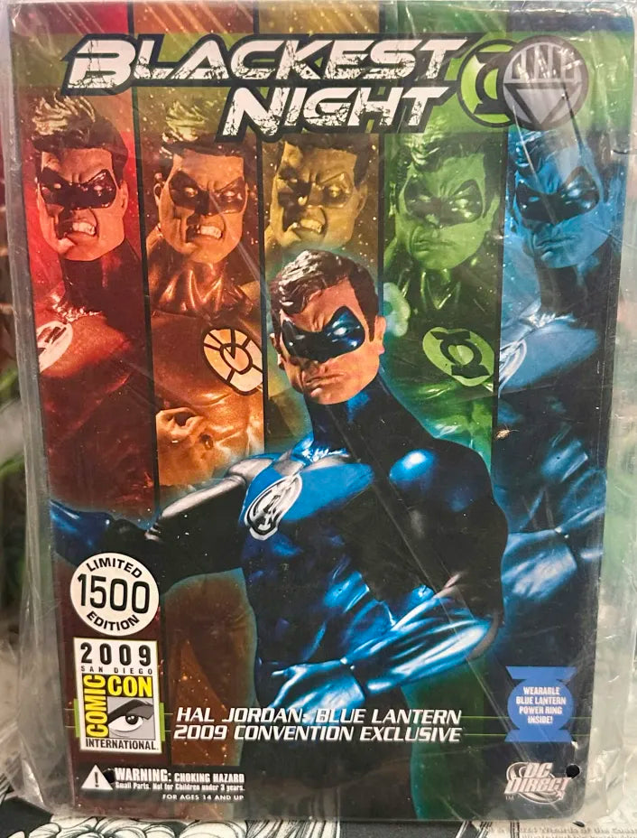 SDCC 2009: Hal Jordan - Green, Yellow, Orange, Blue, & Red Lantern Convention Exclusives (5 Figure Set)
