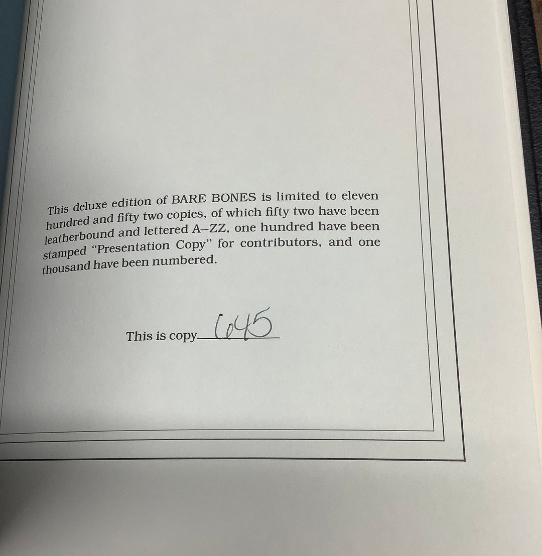 Bare Bones: Conversations of Terror with Stephen King Deluxe Edition - 645/1000