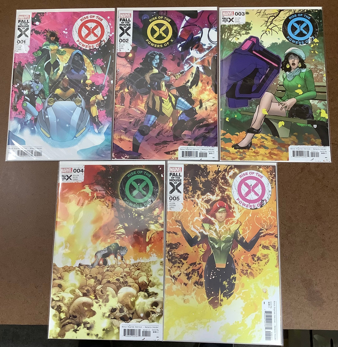 Lot of 5 Rise Of The Powers Of X Marvel Comics #1-#5 Complete Set [Fall of X] <OXL-02>