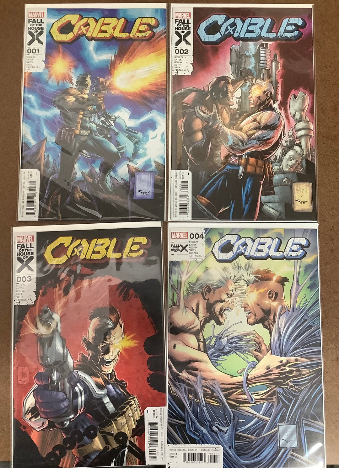 Lot of 4 Cable (2024) Marvel Comics #1-#4 Complete Set [Fall of X] <OXL-02>