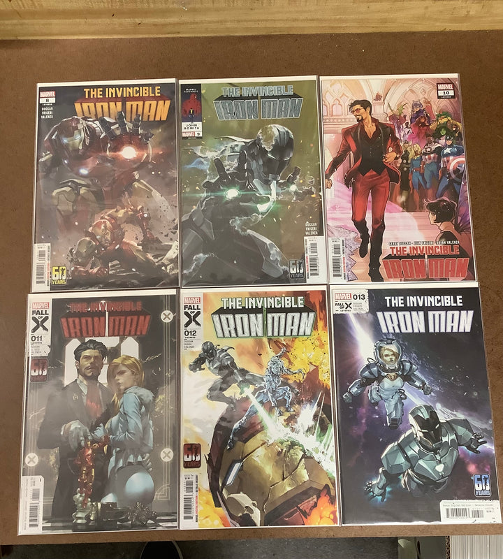 Lot of 11 Invincible Iron Man (2023) Marvel Comics #8-#18 Complete Fall of X Storyline Set [Fall of X] <OXL-02>