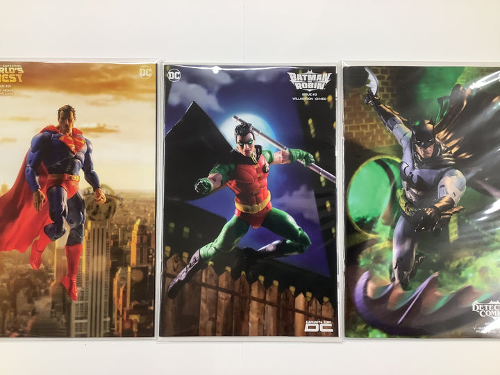 Lot of 8 DC Comics 2024 McFarlane Toys Action Figure Variant Complete Set <OXL-03>