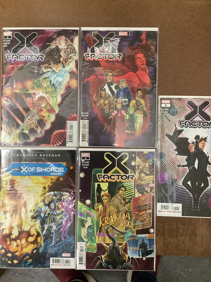 Lot of 10 X-Factor (2020) Marvel Comics #1-#10 Complete Series Set <OXL-03>