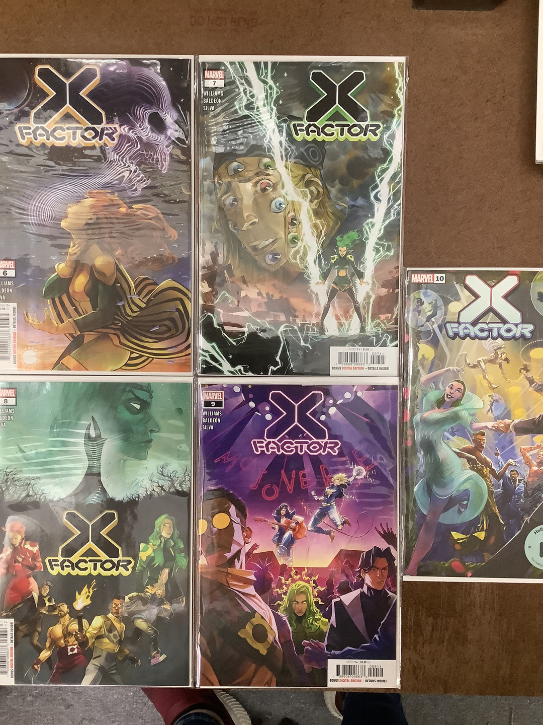 Lot of 10 X-Factor (2020) Marvel Comics #1-#10 Complete Series Set <OXL-03>