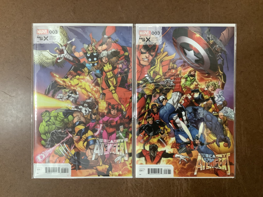 Lot of 2 Uncanny Avengers (2023) #3 Nick Bradshaw Connecting Variant A & B Set <OXL-03>