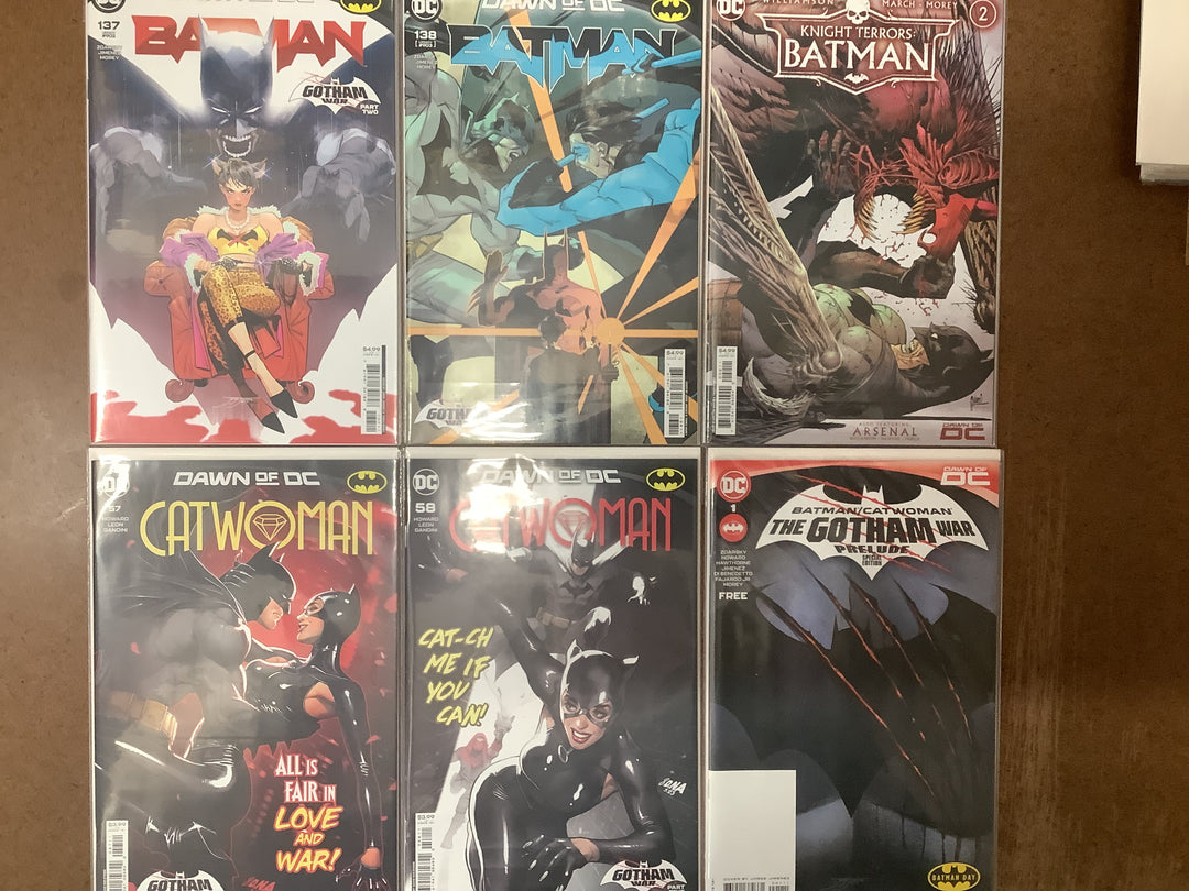 Lot of 13 Batman/Catwoman The Gotham War DC Comics Complete Storyline Set <OXL-03>