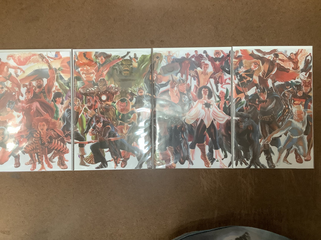 Lot of 4 Avengers Alex Ross Virgin Connecting Variants Complete Set <OXL-03>