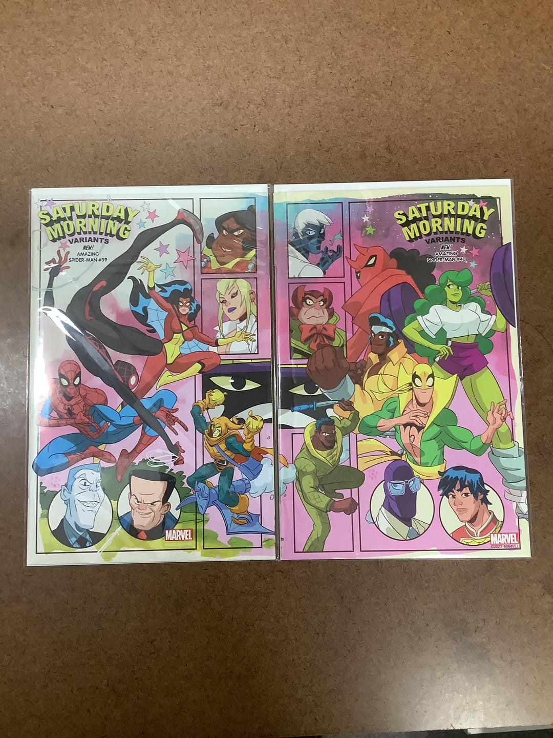 Lot of 2 Amazing Spider-Man (2022) #39-#40 Galloway Saturday Morning Connecting Set <OXL-03>