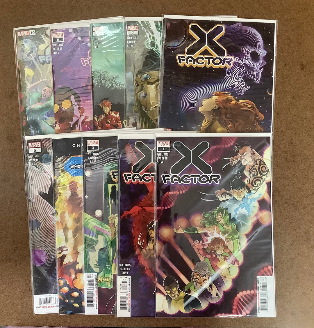Lot of 10 X-Factor (2020) Marvel Comics #1-#10 Complete Series Set <OXL-03>