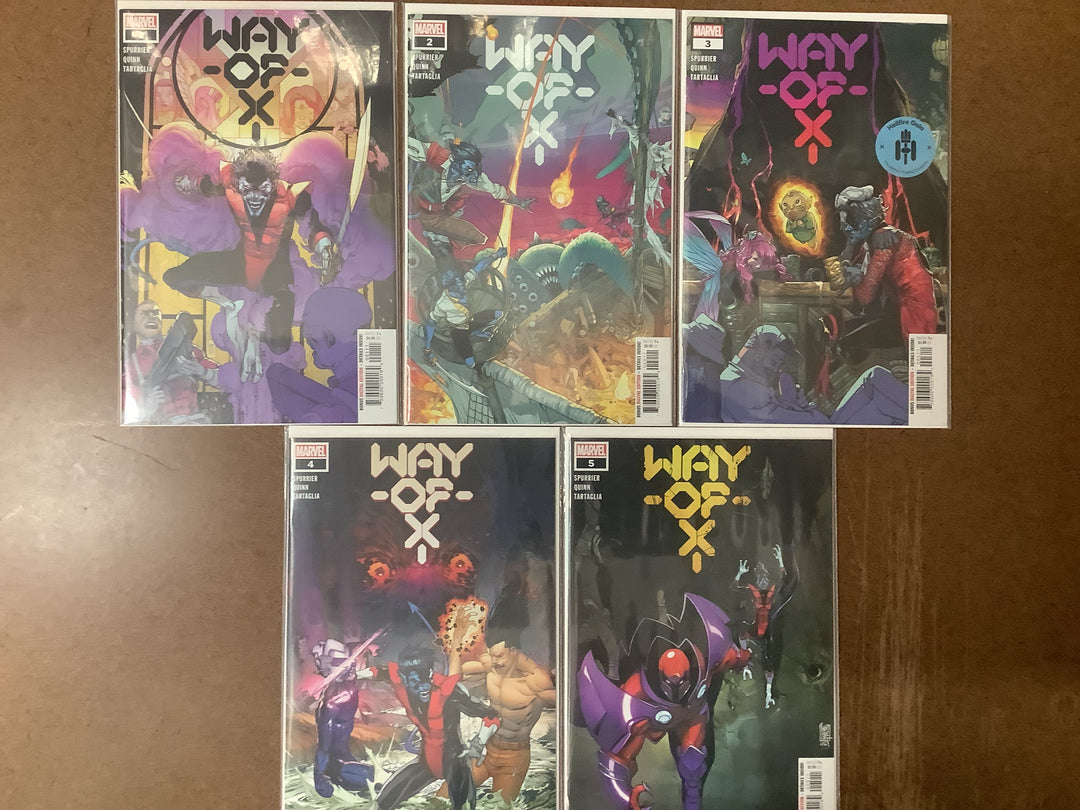Lot of 5 Way Of X (2021) Marvel Comics #1-#5 Complete Miniseries Set <OXL-04>