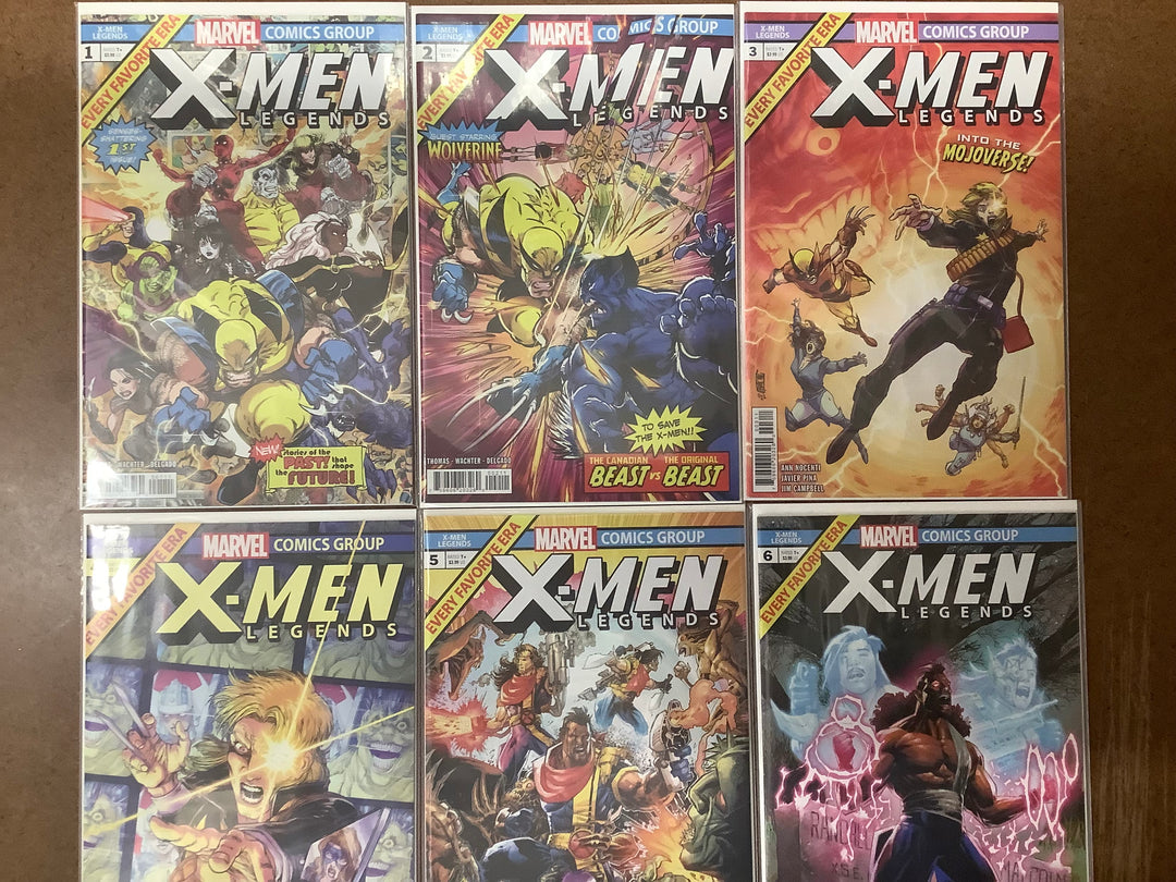 Lot of 6 X-Men Legends (2022) Marvel Comics #1-#6 Complete Miniseries Set <OXL-04>