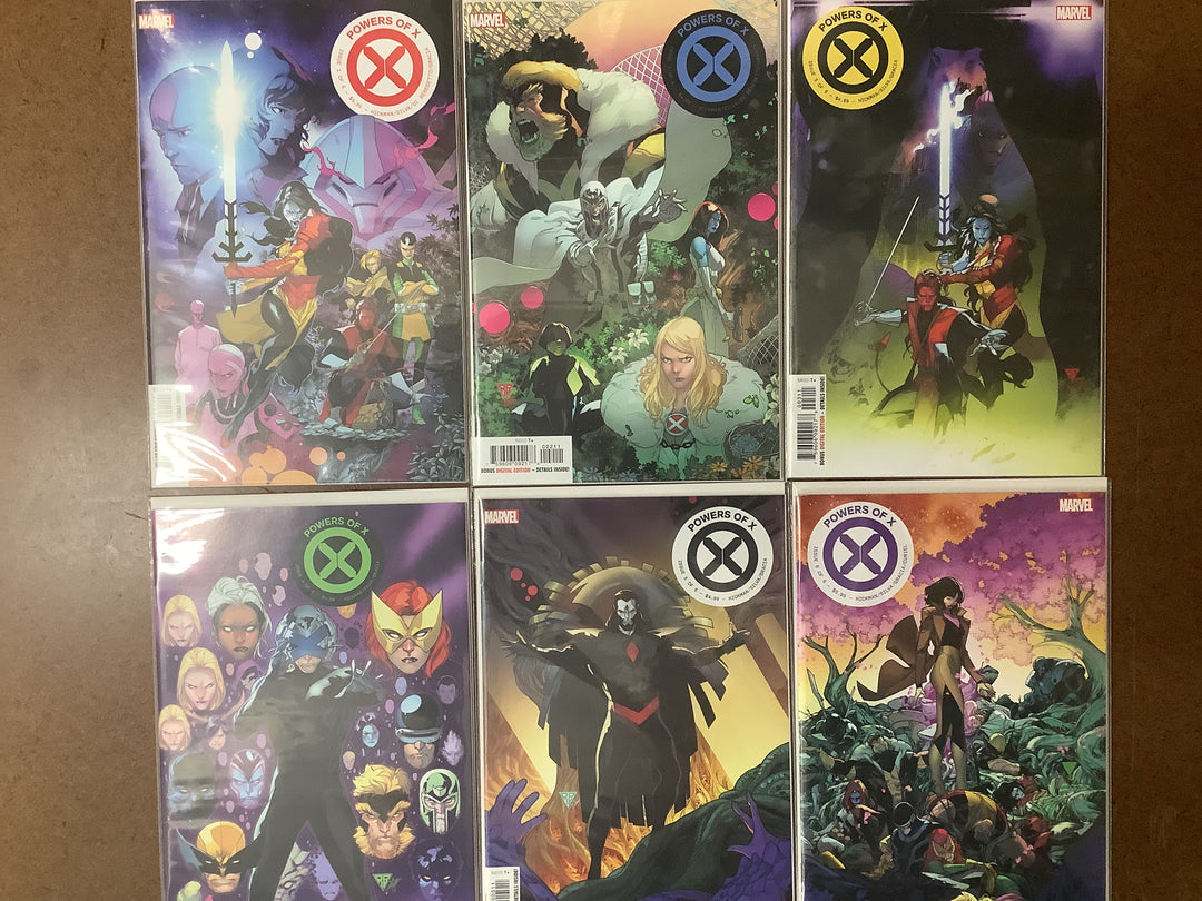 Lot of 6 Powers Of X (2019) Marvel Comics #1-#6 1st Print Complete Miniseries Set <OXL-04>