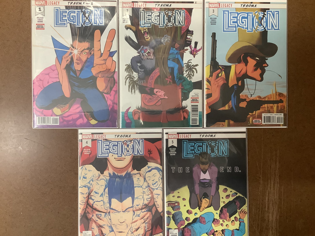 Lot of 5 Legion (2019) Marvel Comics Legacy #1-#5 Complete Miniseries Set <OXL-04>