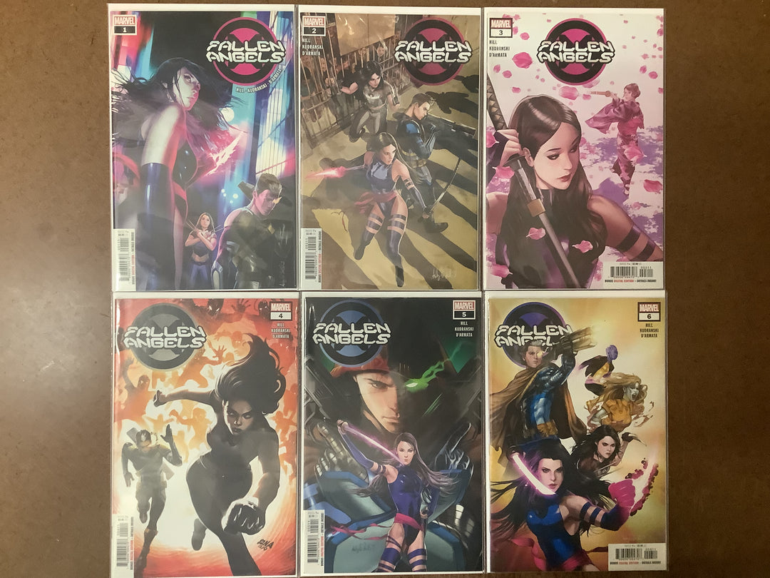 Lot of 6 Fallen Angels (2019) Marvel Comics #1-#6 Complete Miniseries Set <OXL-04>