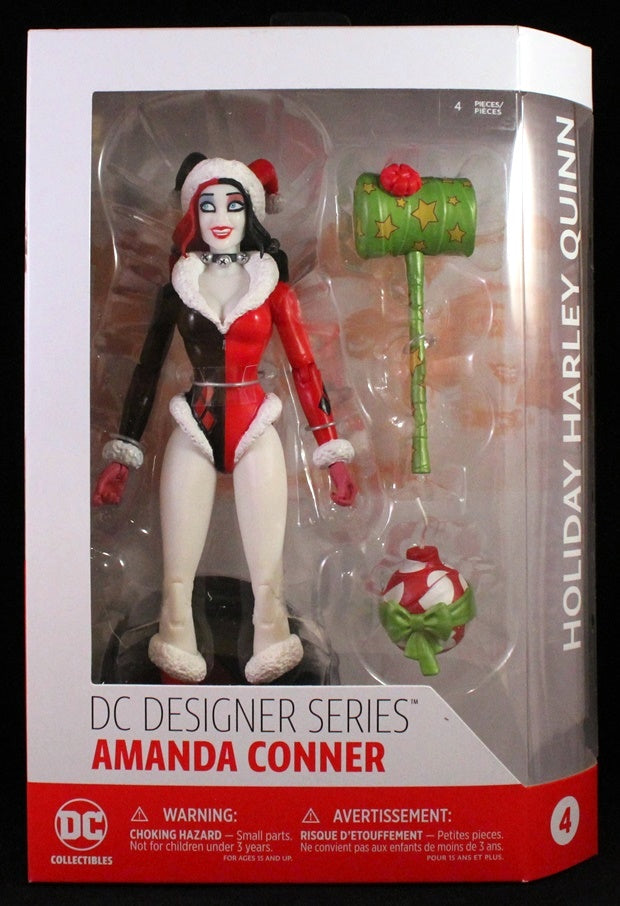 DC Designer Series Holiday Harley Quinn Figure (Amanda Conner)