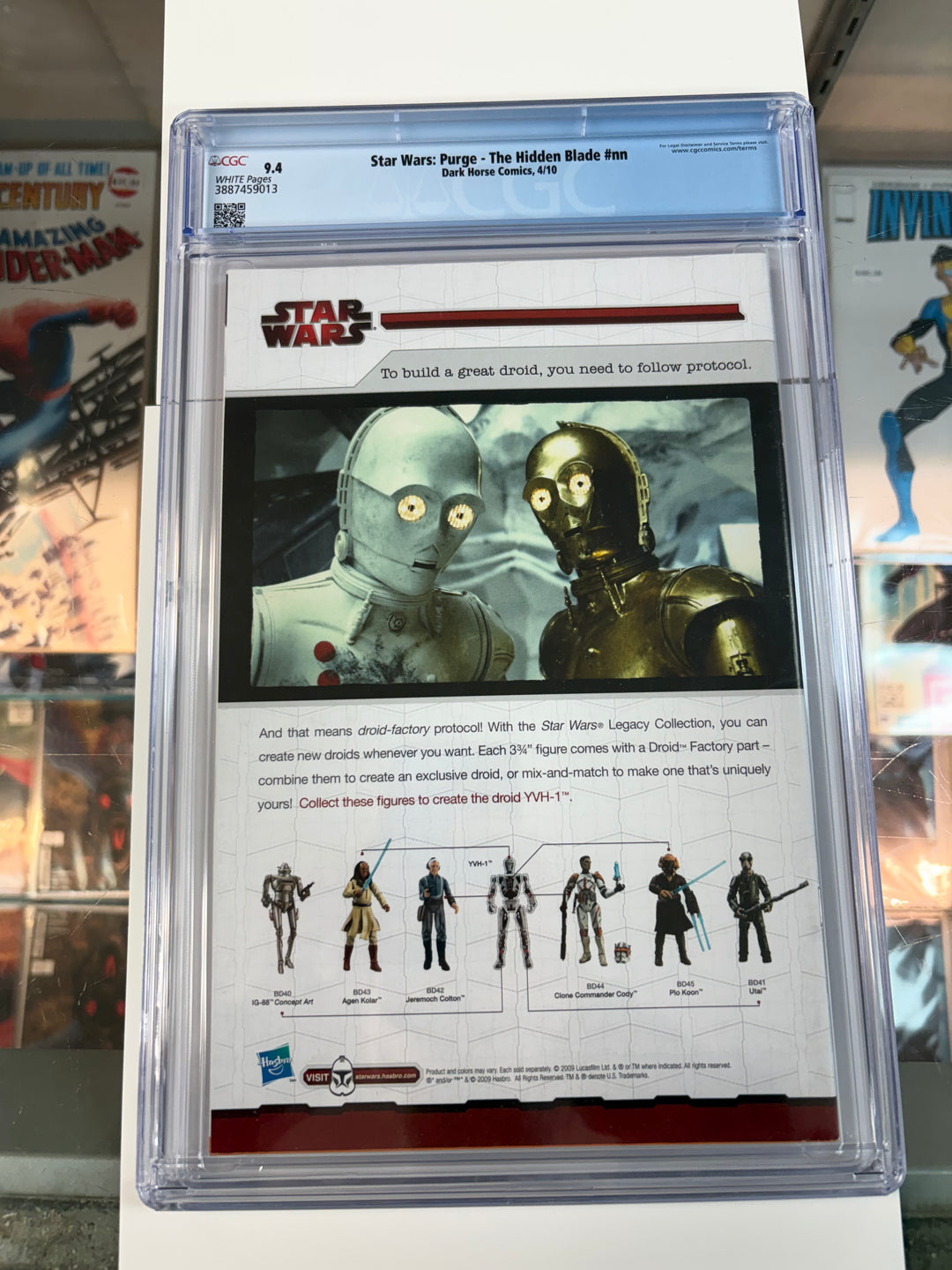 Star Wars Purge Hidden Blade #0 CGC 9.4 <CONSIGNMENT>