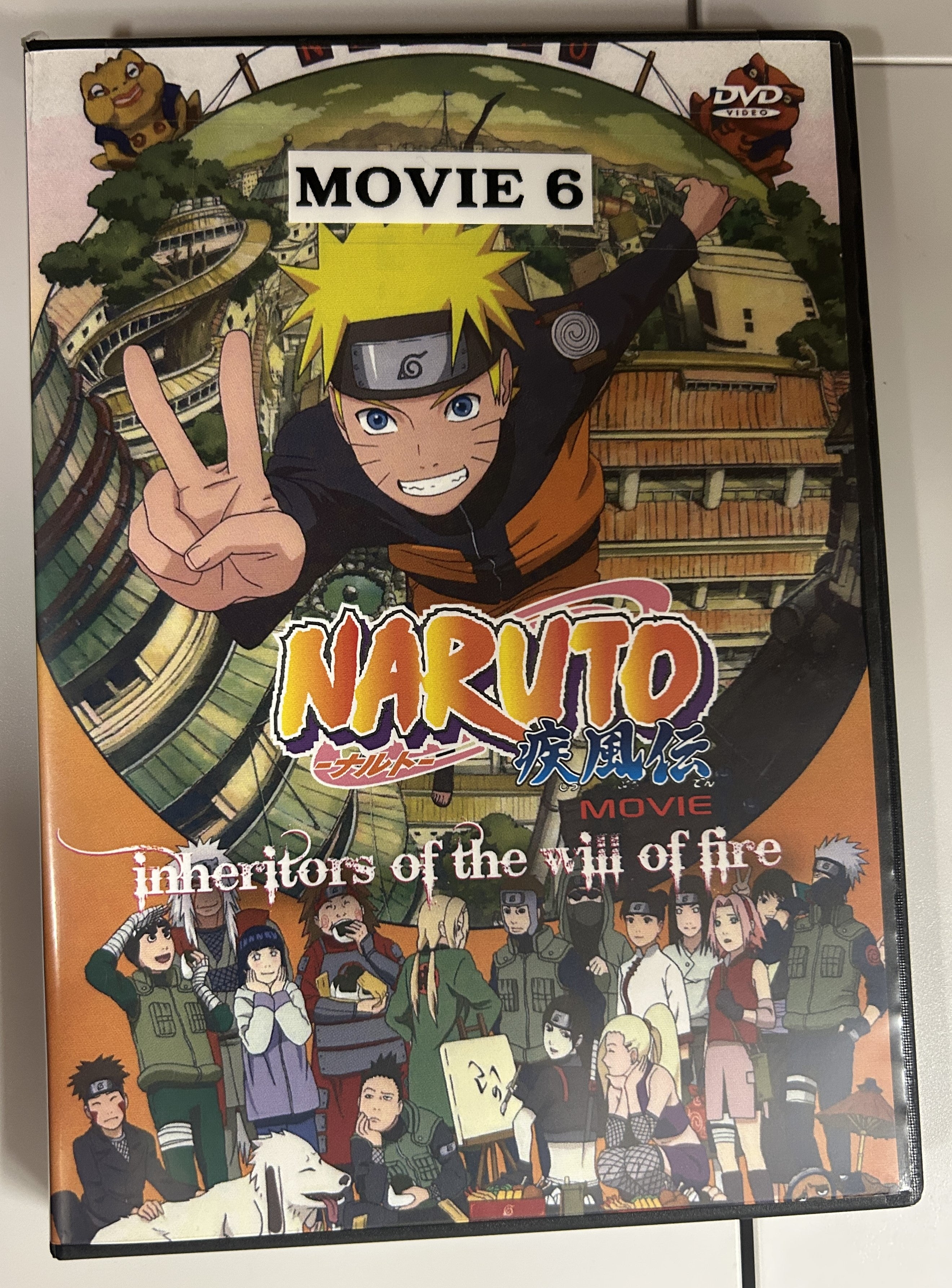 Naruto Movie 6 Inheritors of the Will of Fire DVD IMPORT Previously Viewed