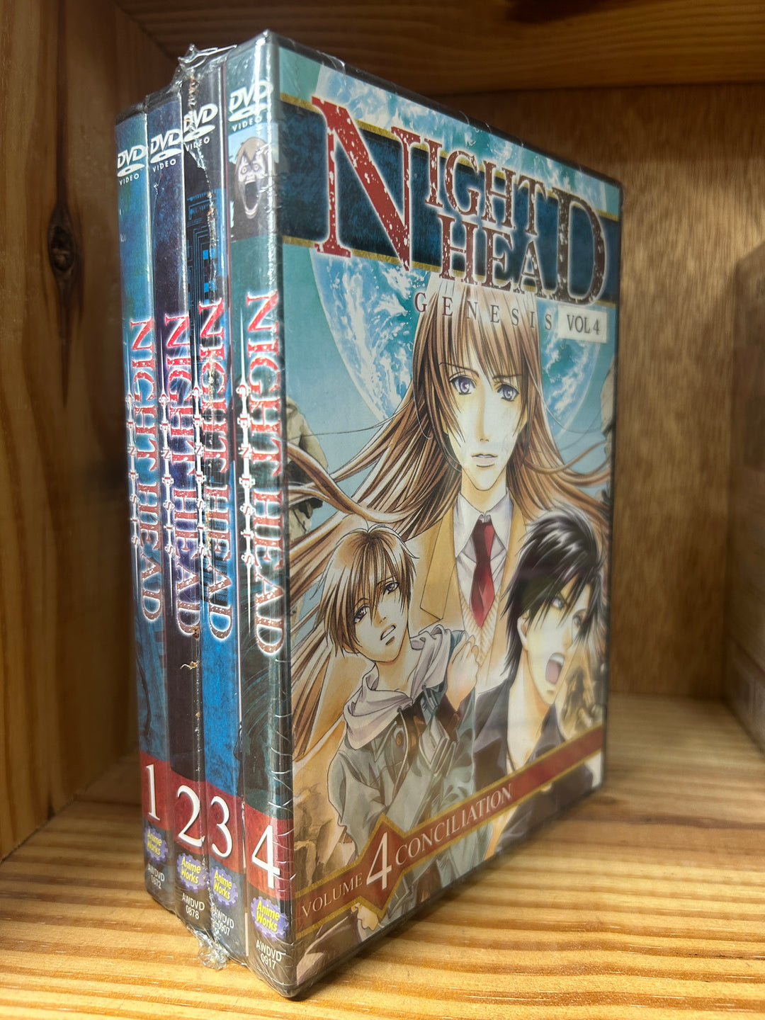 Night Head Genesis Vol. 1-4 (DVD) ~Previously Viewed~