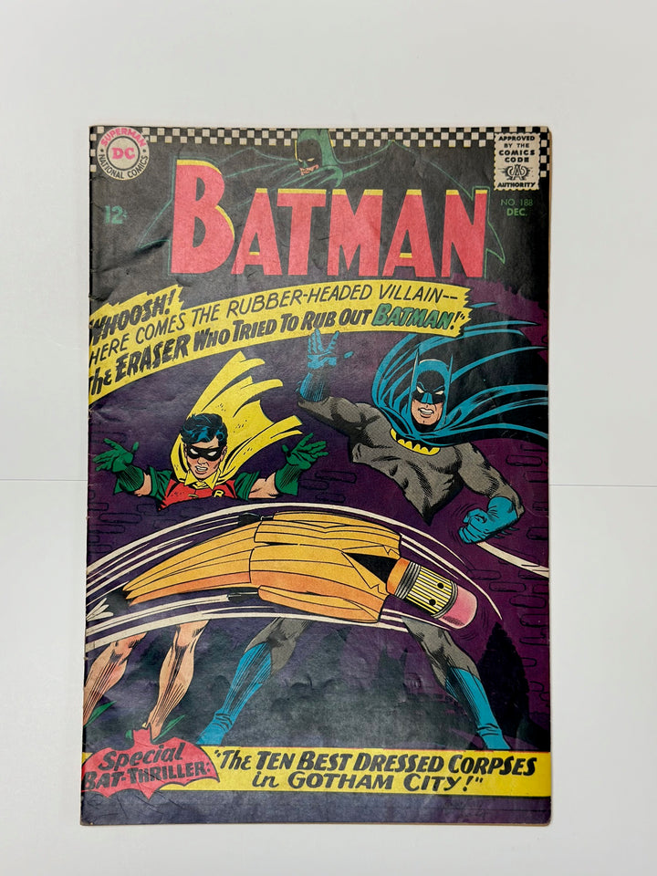 Batman (1940) #188 [1st Appearance of The Eraser] <OXB-01>