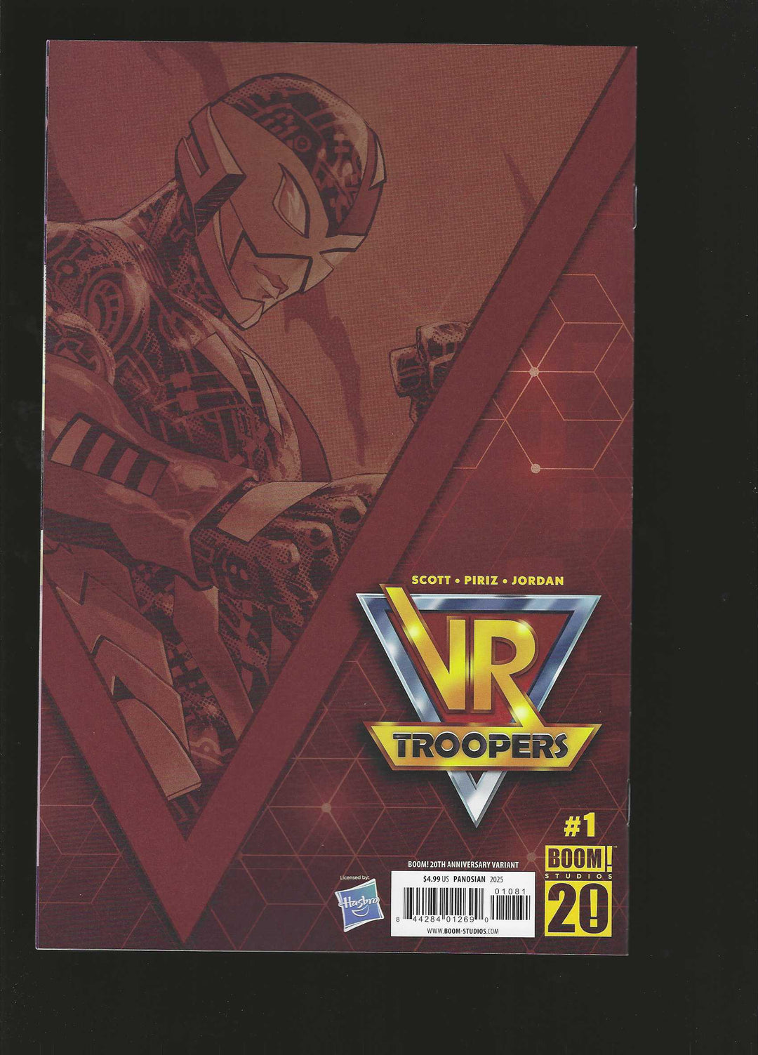 VR Troopers #1 H (1:20) Variant Edition Boom 20th Anniversary Variant (Full Art, Panosian)