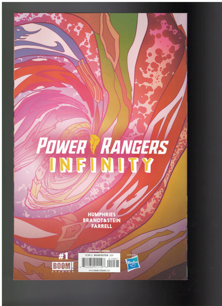 Power Rangers Infinity #1 Cover I Brandt & Stein Virgin Unlockable - One Per Store