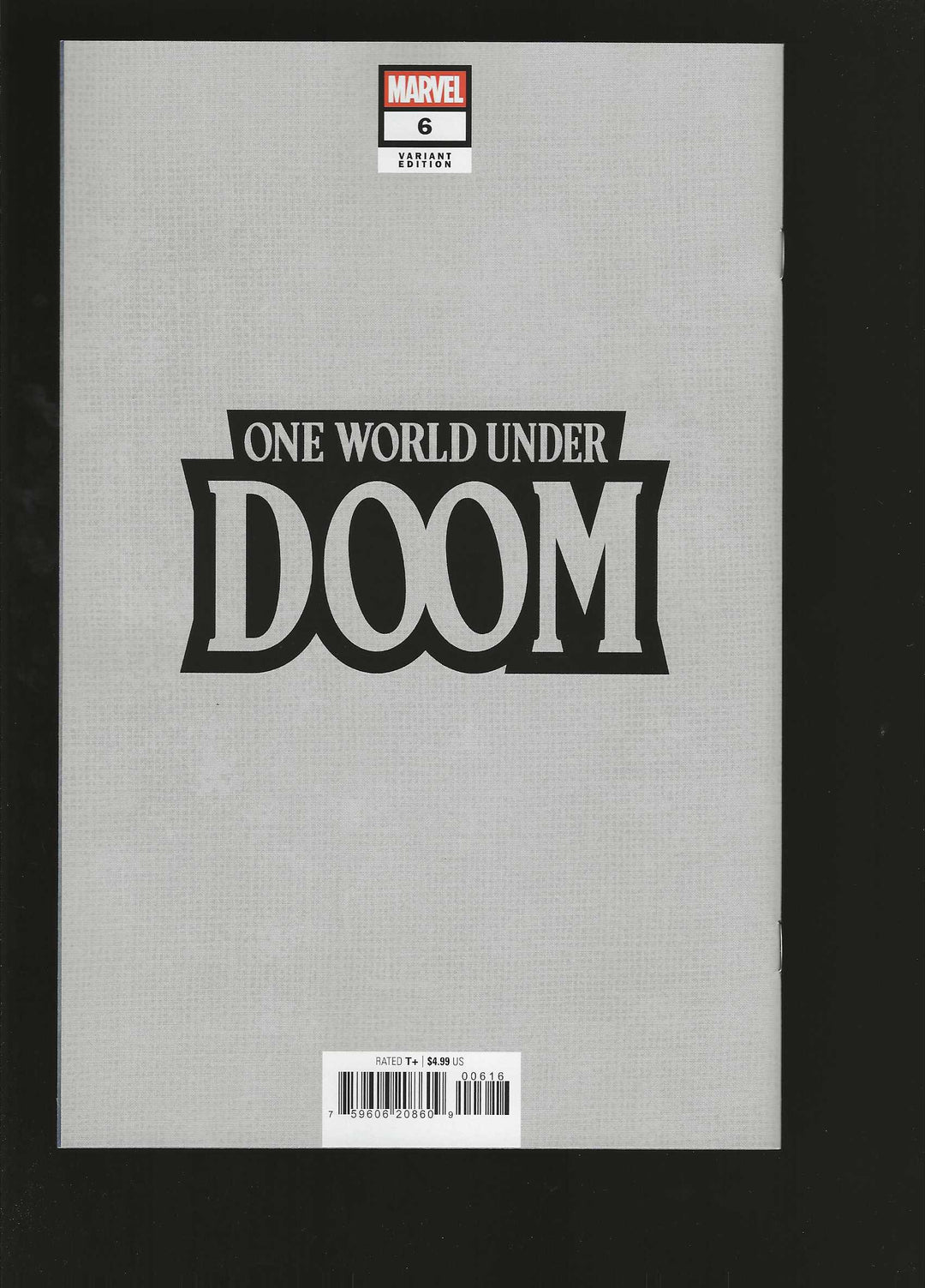 One World Under Doom #6 Variant (1:50) Pablo Villalobos Full Art Virgin Edition