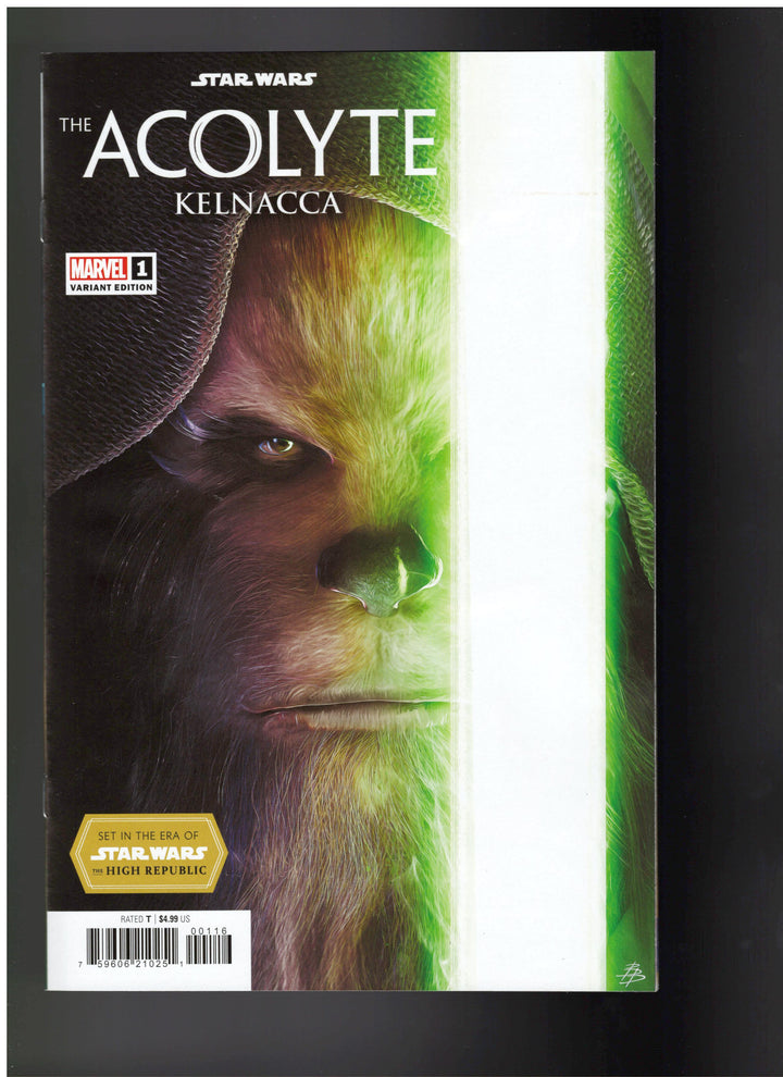 Star Wars The Acolyte Kelnacca #1 Variant (1:25) Bjorn Barends Edition