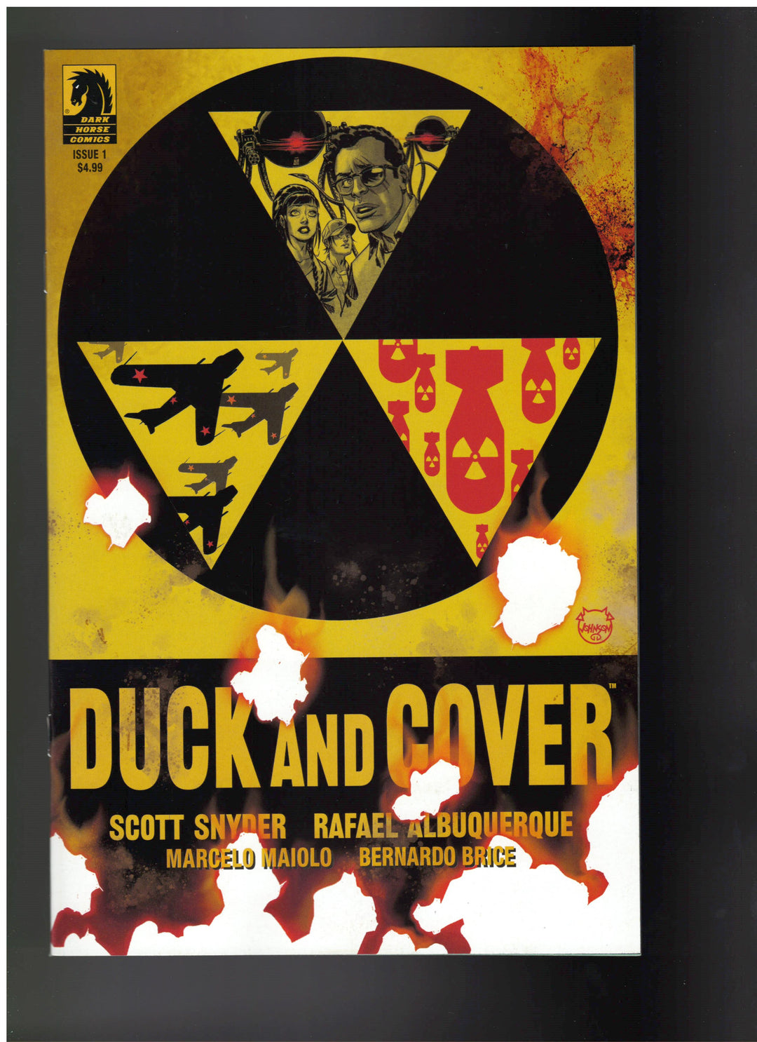 Duck And Cover #1 Cover D (1:20) Dave Johnson Variant Edition