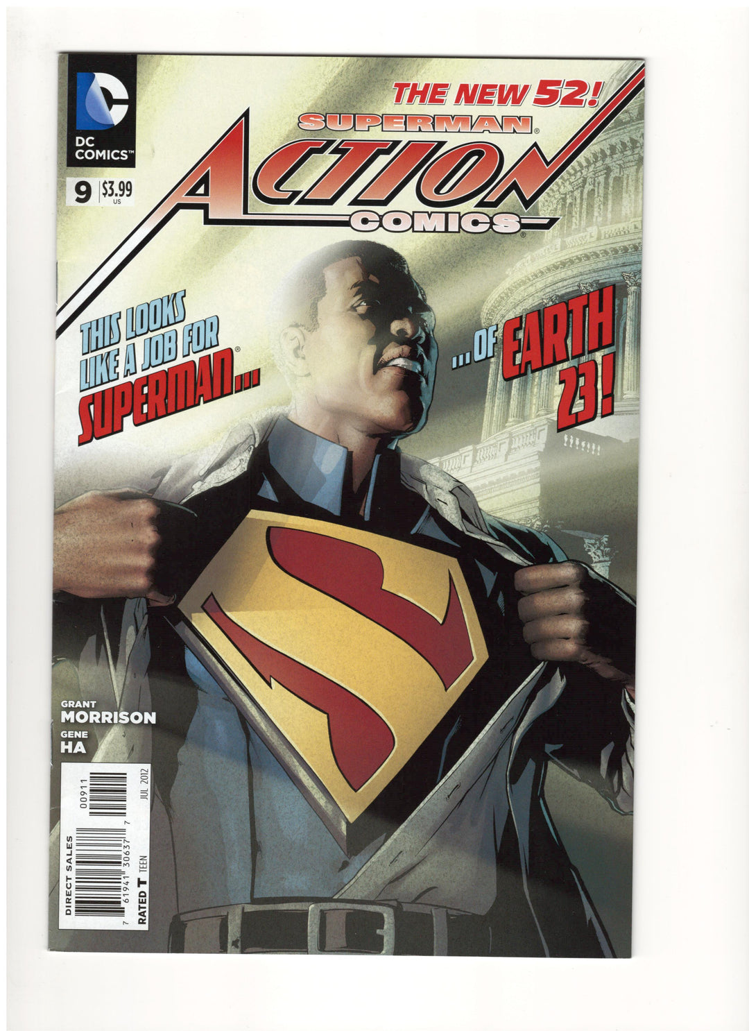 Action Comics (2011) #9 New 52 - 1st Full App. & Origin of Calvin Ellis