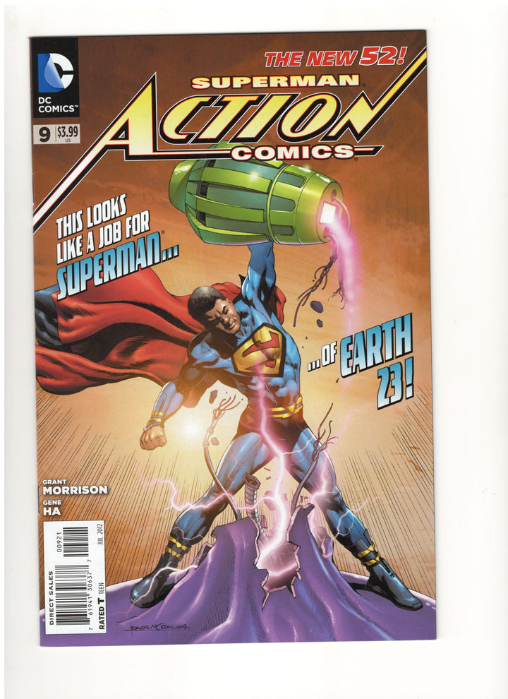 Action Comics (2011) #9 Rags Morales Variant (1:25) New 52 - 1st Full App. & Origin of Calvin Ellis
