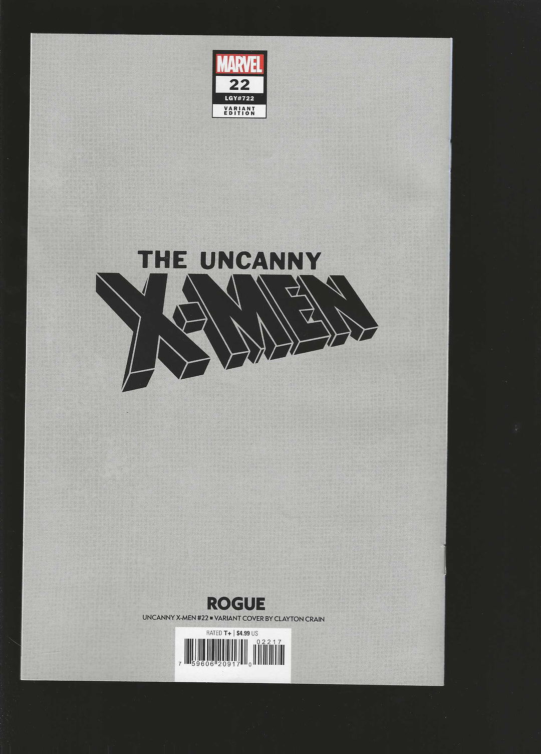 Uncanny X-Men (2024) #22 Variant (1:50) Clayton Crain Full Art Virgin Edition