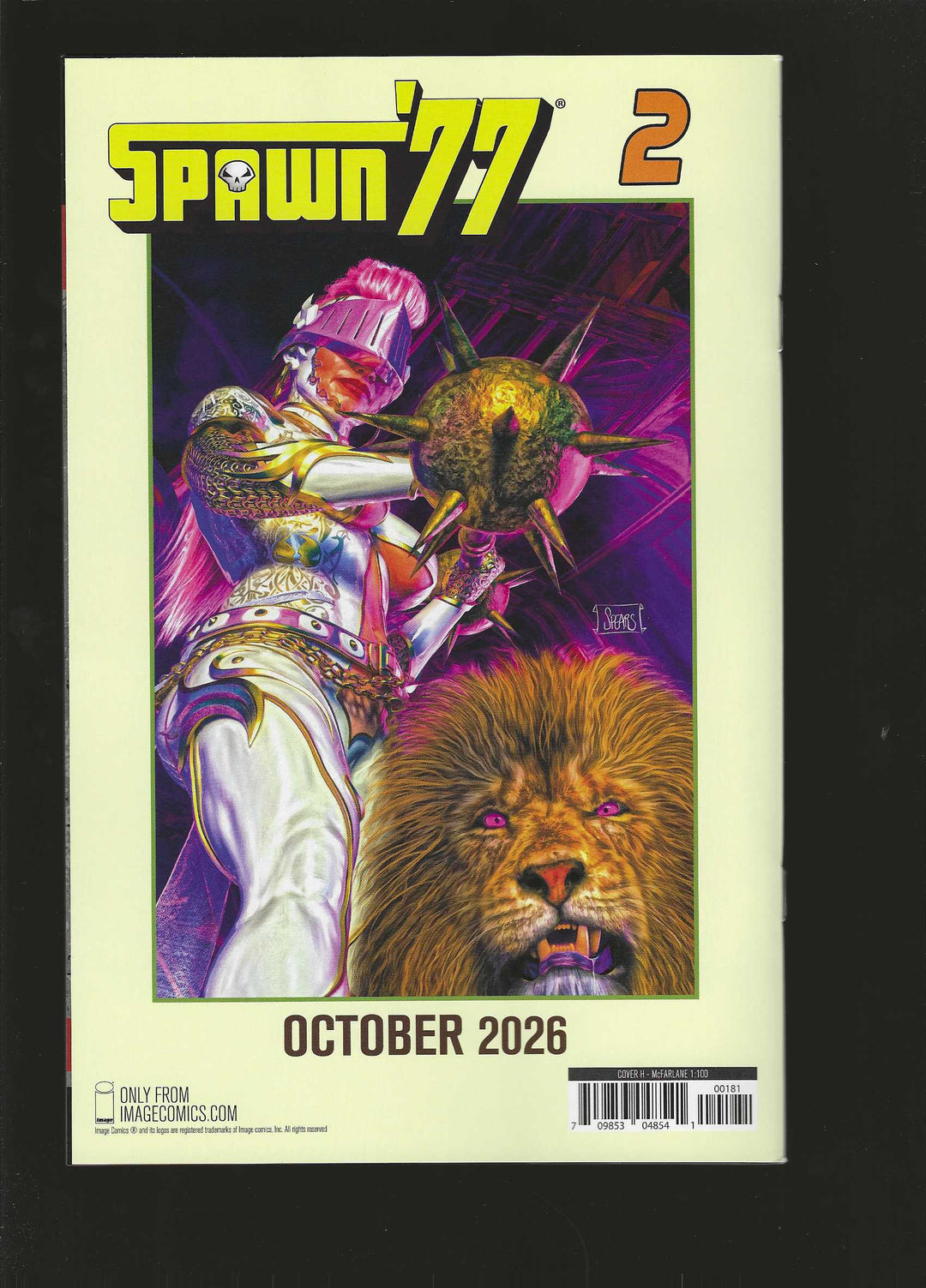 Spawn 77 #1 (Of 3) Cover H (1:100) Todd McFarlane Original 1977 Variant