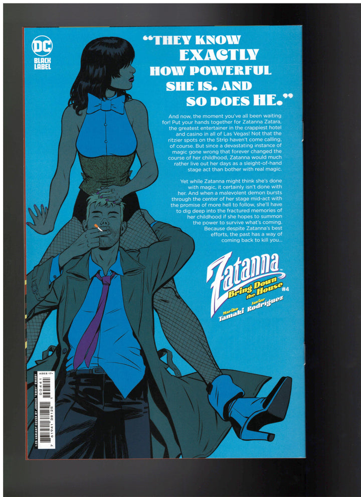 Zatanna Bring Down The House #4 (Of 5) Cover E (1:25) Joshua Swaby Virgin Variant (Mature)