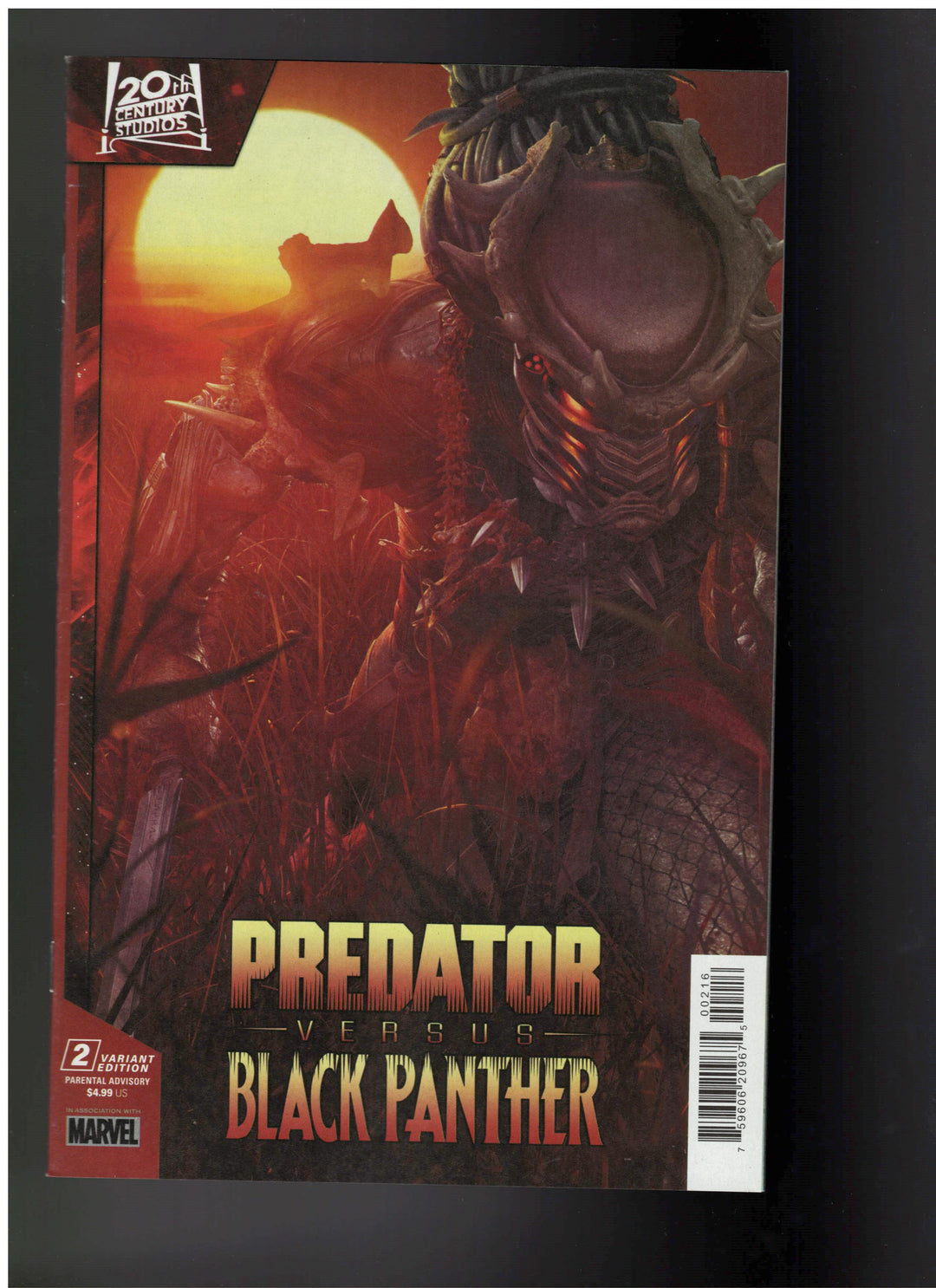 Predator vs Black Panther #2 (Of 4) Variant (1:25) Rahzzah Edition